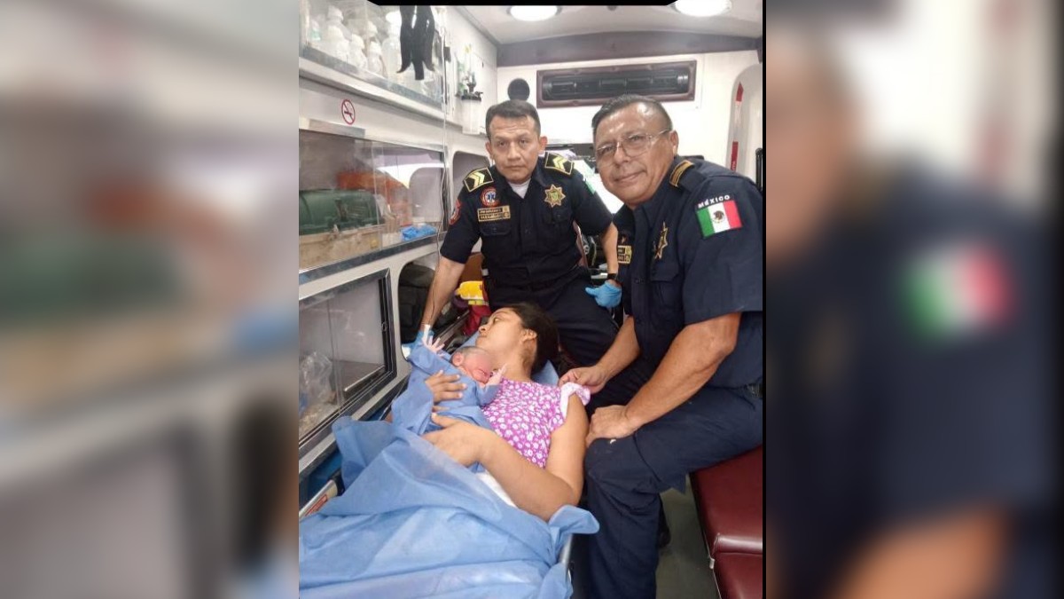 Bebé nace en ambulancia durante traslado al Hospital Materno en Mérida