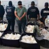 Aseguran 200 kilos de metanfetamina ocultos en carretes industriales en Sonora