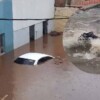 Fuerte lluvia deja a Tepatitlán bajo el agua