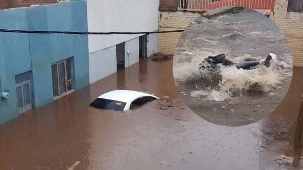 Fuerte lluvia deja a Tepatitlán bajo el agua