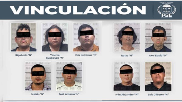 Vinculan a proceso a nueve personas en Quintana Roo por narcomenudeo