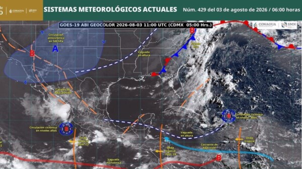 Pronóstico del clima en Quintana Roo para hoy lunes 3 de agosto 2026
