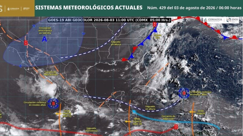 Pronóstico del clima en Quintana Roo para hoy lunes 3 de agosto 2026