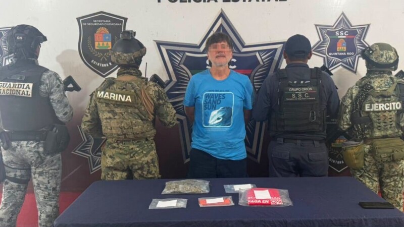 Detienen a un hombre con presuntas dosis de drogas durante operativo en la 20 de Noviembre