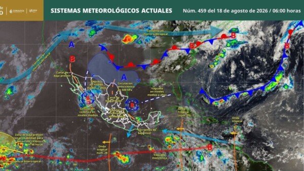 Pronóstico del clima en Quintana Roo para hoy martes 18 de agosto 2026