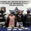 Arrestan a dos hombres con presuntas drogas en la Zona Hotelera de Cancún