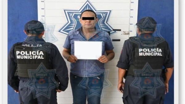 Detienen en la Supermanzana 102 a sujeto relacionado con el delito de pederastia