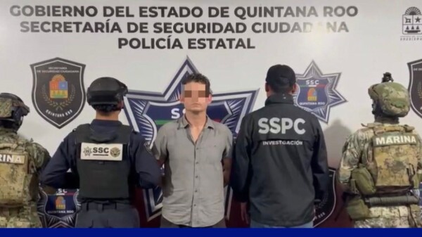 Capturan en Isla Mujeres a estadounidense buscado por homicidio en el estado de Iowa