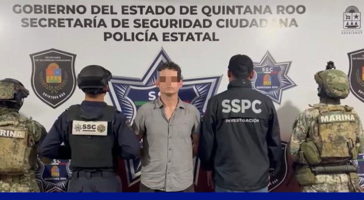 Capturan en Isla Mujeres a estadounidense buscado por homicidio en el estado de Iowa