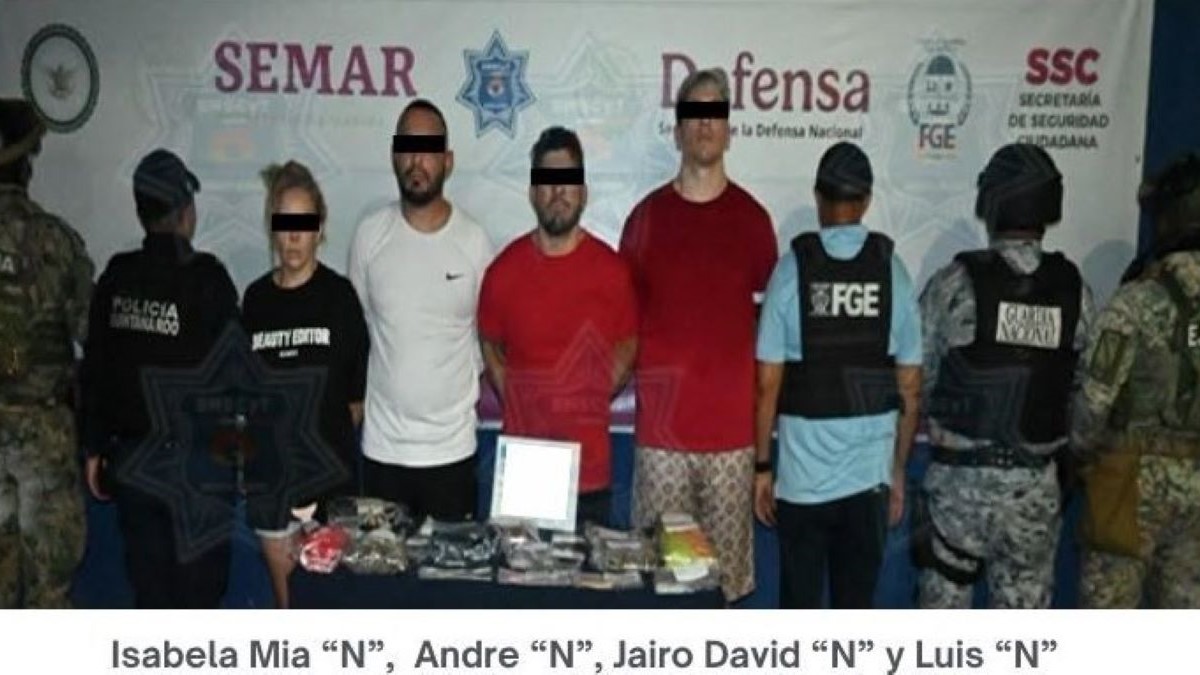Cuatro personas quedan detenidas tras operativo en la Supermanzana 6 de Cancún