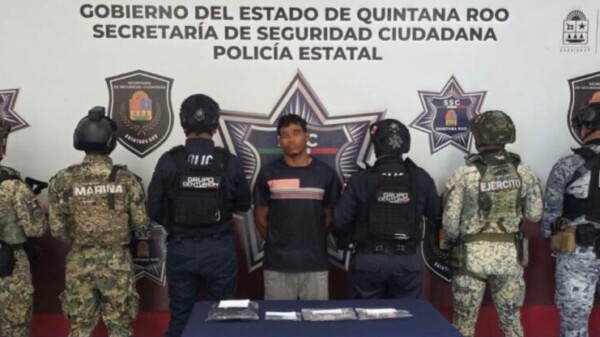 Capturan  a presunto narcomenudista en la colonia Mártires Antorchistas en Chetumal