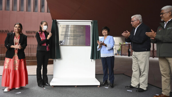 Sheinbaum inaugura el Archivo General Agrario