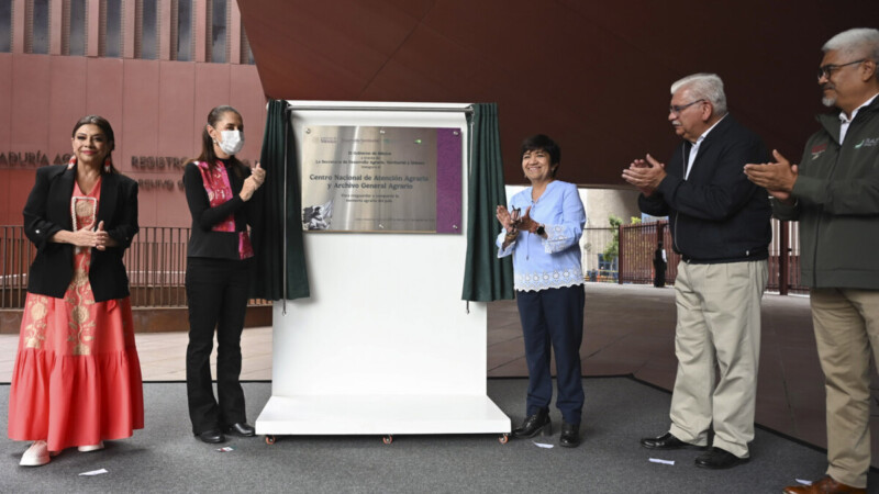 Sheinbaum inaugura el Archivo General Agrario