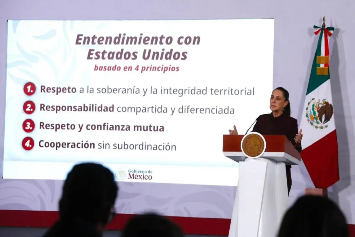 “Coordinación sin subordinación con EU”, reitera Sheinbaum