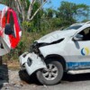 Accidente en la carretera GasAuto de Cancún deja un conductor lesionado