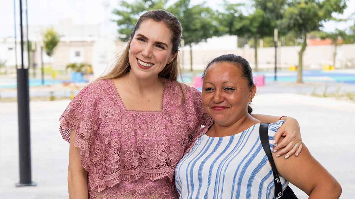 Plaza Ejidatarios se consolida como punto de convivencia familiar en Ciudad Mujeres