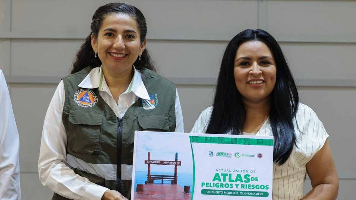 Presenta Blanca Merari la actualización del Atlas de Peligros y Riesgos de Puerto Morelos