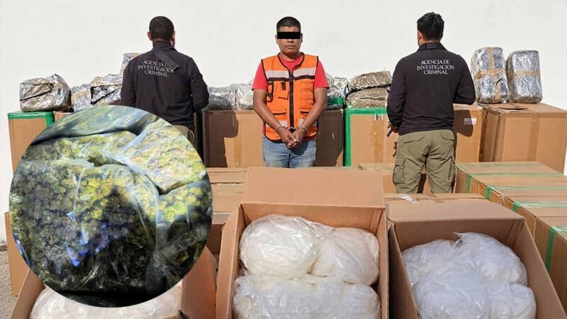 Incautan en Tabasco casi dos toneladas de droga oculta entre dulces de coco