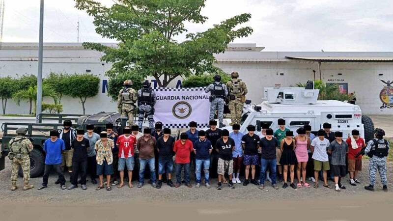 Operativo militar en Sinaloa culmina con 28 detenidos del Cártel del Pacífico