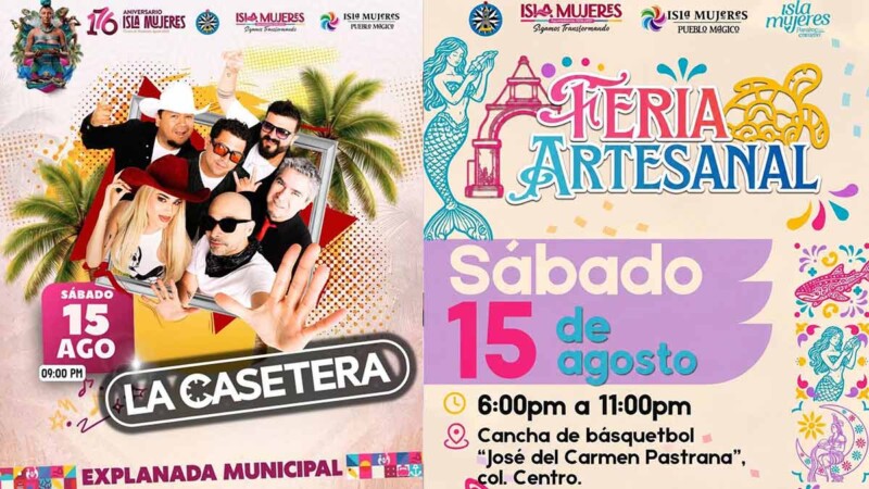 Isla Mujeres se prepara para un fin de semana lleno de música, cultura y tradición