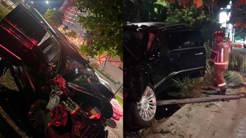 Aparatoso accidente en zona hotelera de Cancún deja dos personas muertas