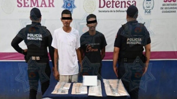 Atrapan a dos robacables en la Supermanzana 29 de Cancún
