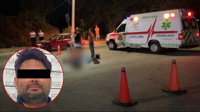 Procesa la FGE a ex agente de Tránsito por la muerte de un motociclista en Cancún