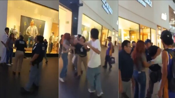 Exhibe video presunto abuso de la fuerza de guardias de seguridad contra jóvenes en Plaza Las Américas de Cancún