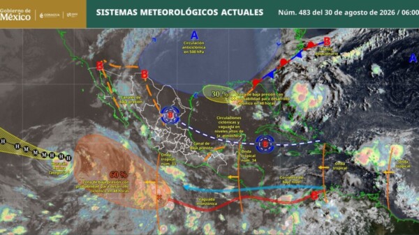 Pronóstico del clima en Quintana Roo para hoy domingo 30 de agosto 2026