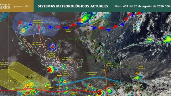 Pronóstico del clima en Quintana Roo para hoy jueves 20 de agosto 2026