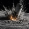 Se estrella cohete de SpaceX contra la Luna