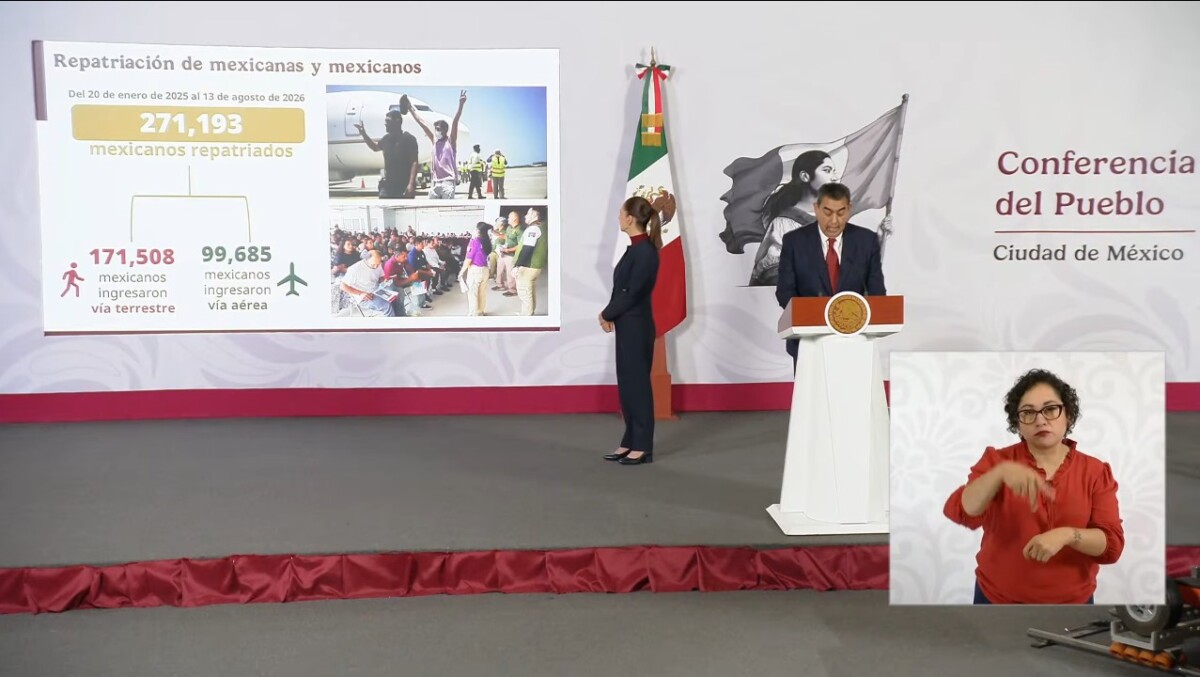 Han sido repatriados más de 271 mil mexicanos: Sheinbaum