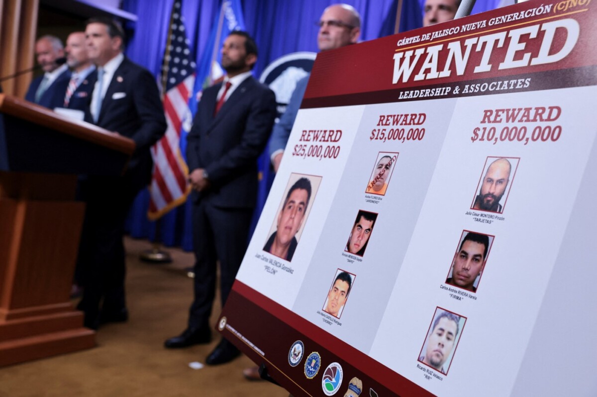 EU ofrece más de 100 mdd de recompensa por líderes del CJNG