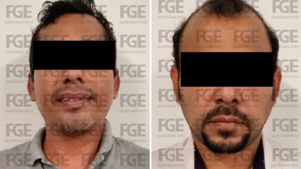 Capturan a dos hombres por presunto robo de joyas a víctimas de accidente en Cancún.
