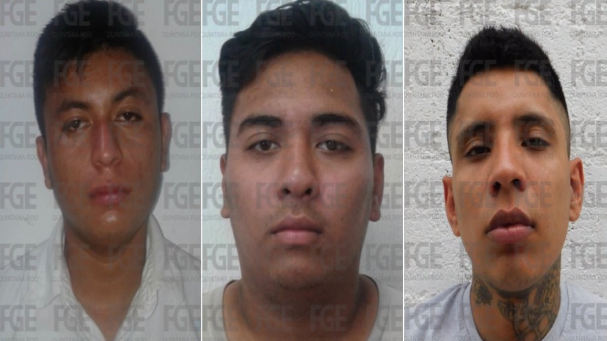 Sentencian a tres hombres a 150 años de prisión por doble homicidio en Playa del Carmen.