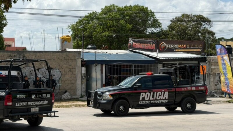 Catean inmueble en la Supermanzana 239 por una investigación de homicidio en Cancún