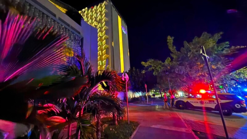 Investigan muerte de una mujer extranjera tras caer de un hotel en Cancún