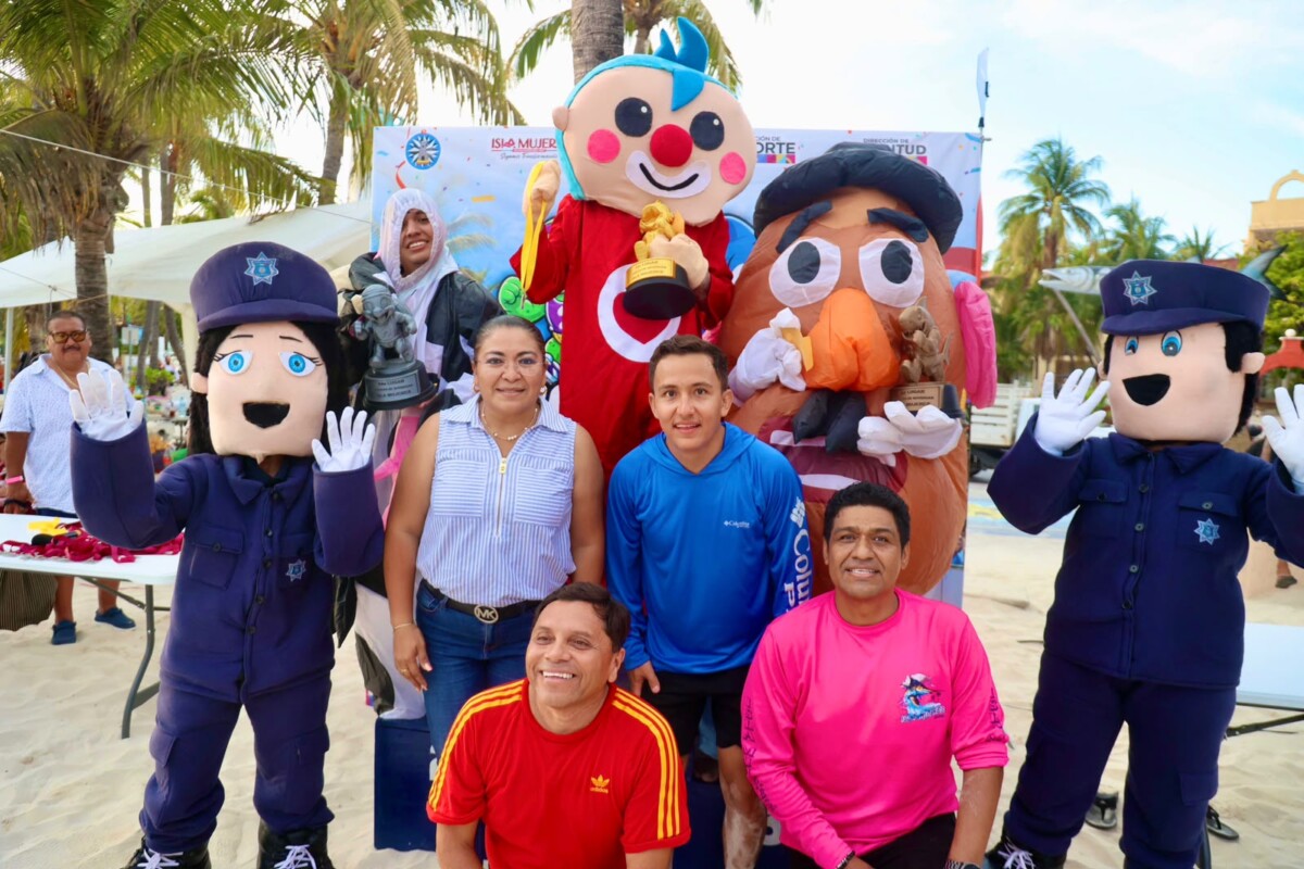 Atenea impulsa la sana convivencia con la primera Carrera de Botargas en Isla Mujeres