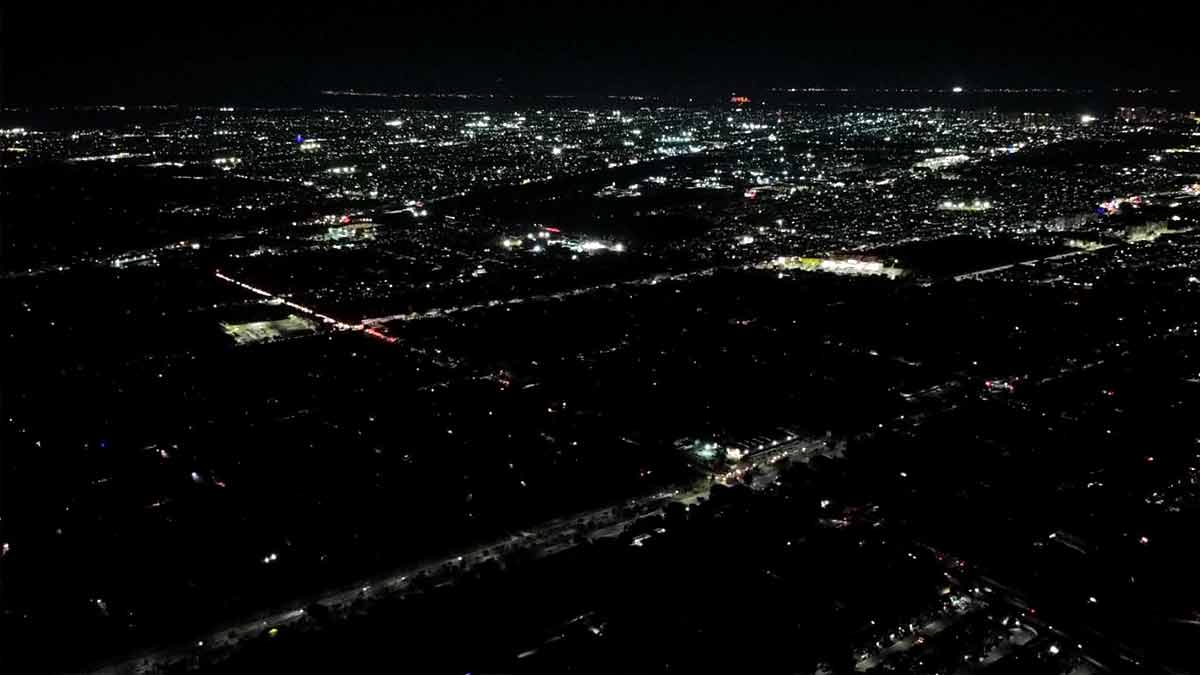 Apagón deja a gran parte de Cancún sin luz la noche de este lunes