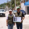 VERIFICA BLANCA MERARI PREPARATIVOS PARA LA CONSTRUCCIÓN DE UN TRAMO MÁS DE LA CALLE PROPELA EN PUERTO MORELOS
