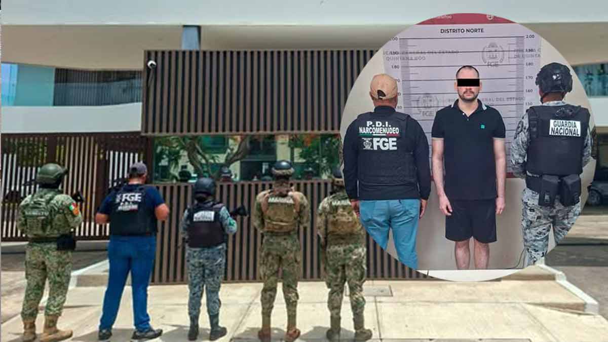 Detienen autoridades a presunto narcomenudista durante cateo en la SM 11 de Cancún