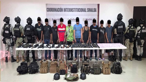 Capturan en Sinaloa a "combo" de sicarios colombianos durante operativo