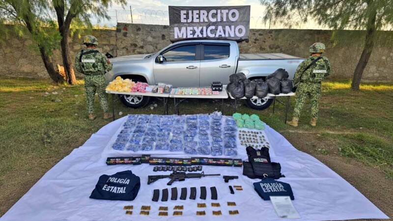 Operativo en Durango deja aseguramiento de droga, armas y dinero en efectivo
