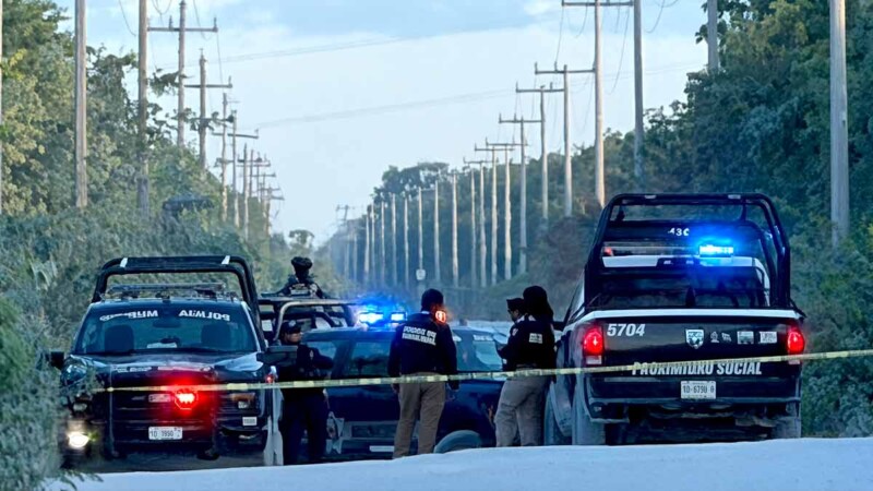 Ejecutan a balazos a dos personas en colonia de Cancún