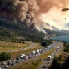 Incendios forestales obligan a evacuar a miles de personas en Canadá