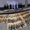 Aseguran mega arsenal de más de 200 armas de fuego en Nuevo León