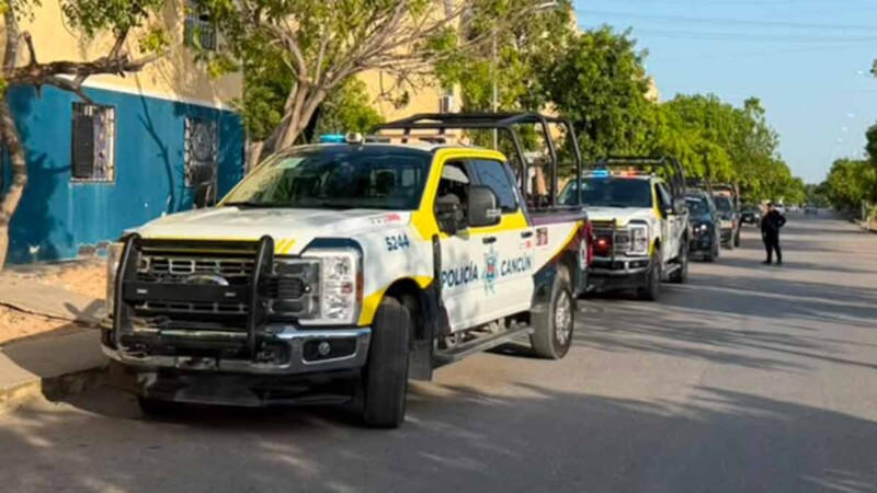 Moviliza reporte de presunto baleado a corporaciones de seguridad en Cancún