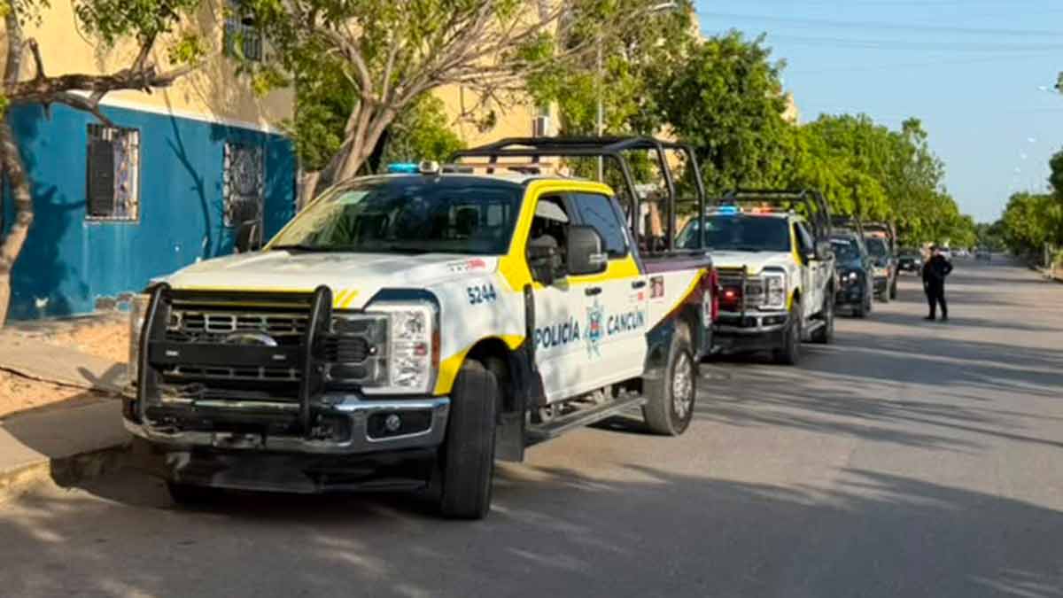 Moviliza reporte de presunto baleado a corporaciones de seguridad en Cancún