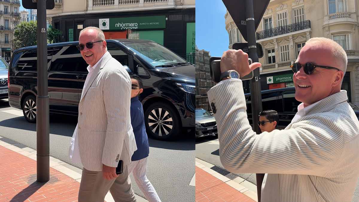 Raúl Rocha Cantú se pasea en Mónaco y presume costoso reloj pese a orden de aprehensión