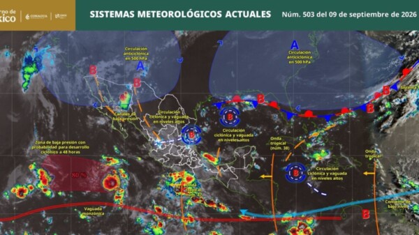 Pronóstico del clima en Quintana Roo para hoy miércoles 9 de septiembre 2026